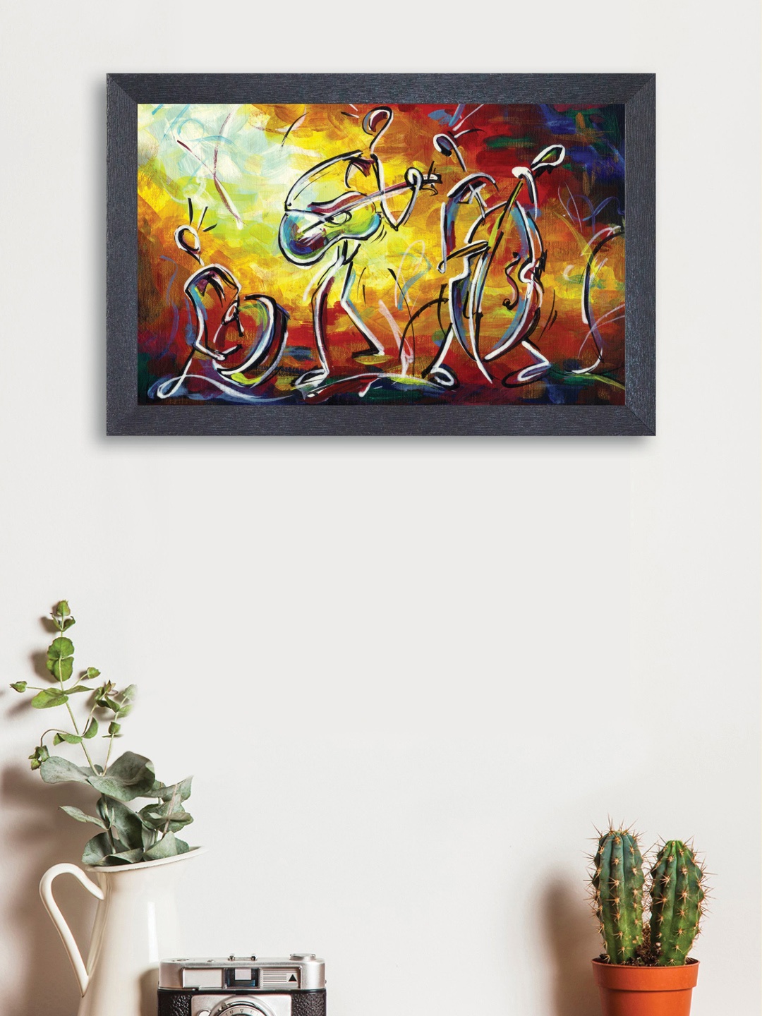 

nest ART Multicoloured Synthetic Wood Abstract Wall Art, Multi