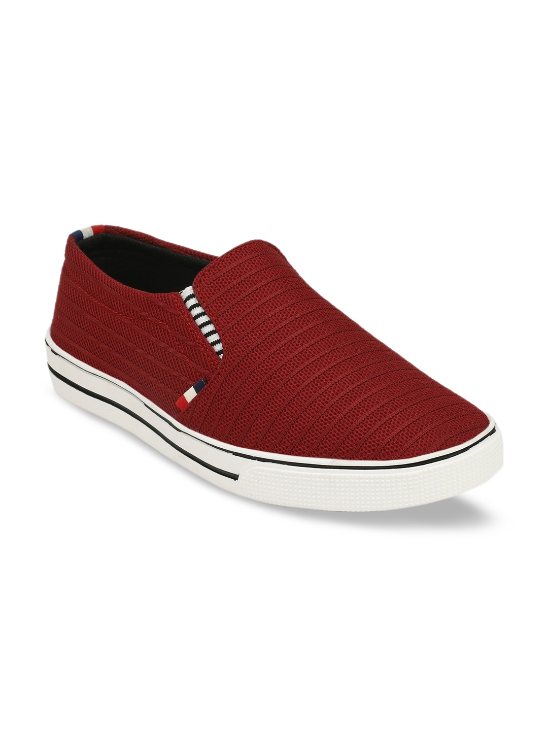 Ferraiolo Men Red Slip-On Sneakers