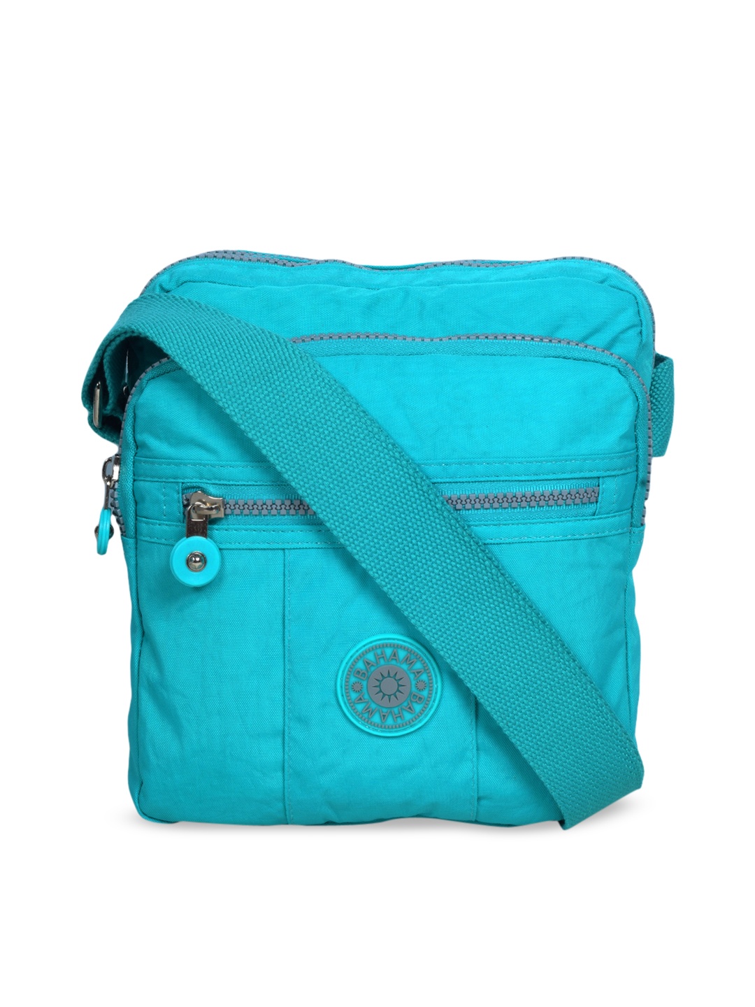 

BAHAMA Crinkle Range Unisex Blue Solid Messenger Bag