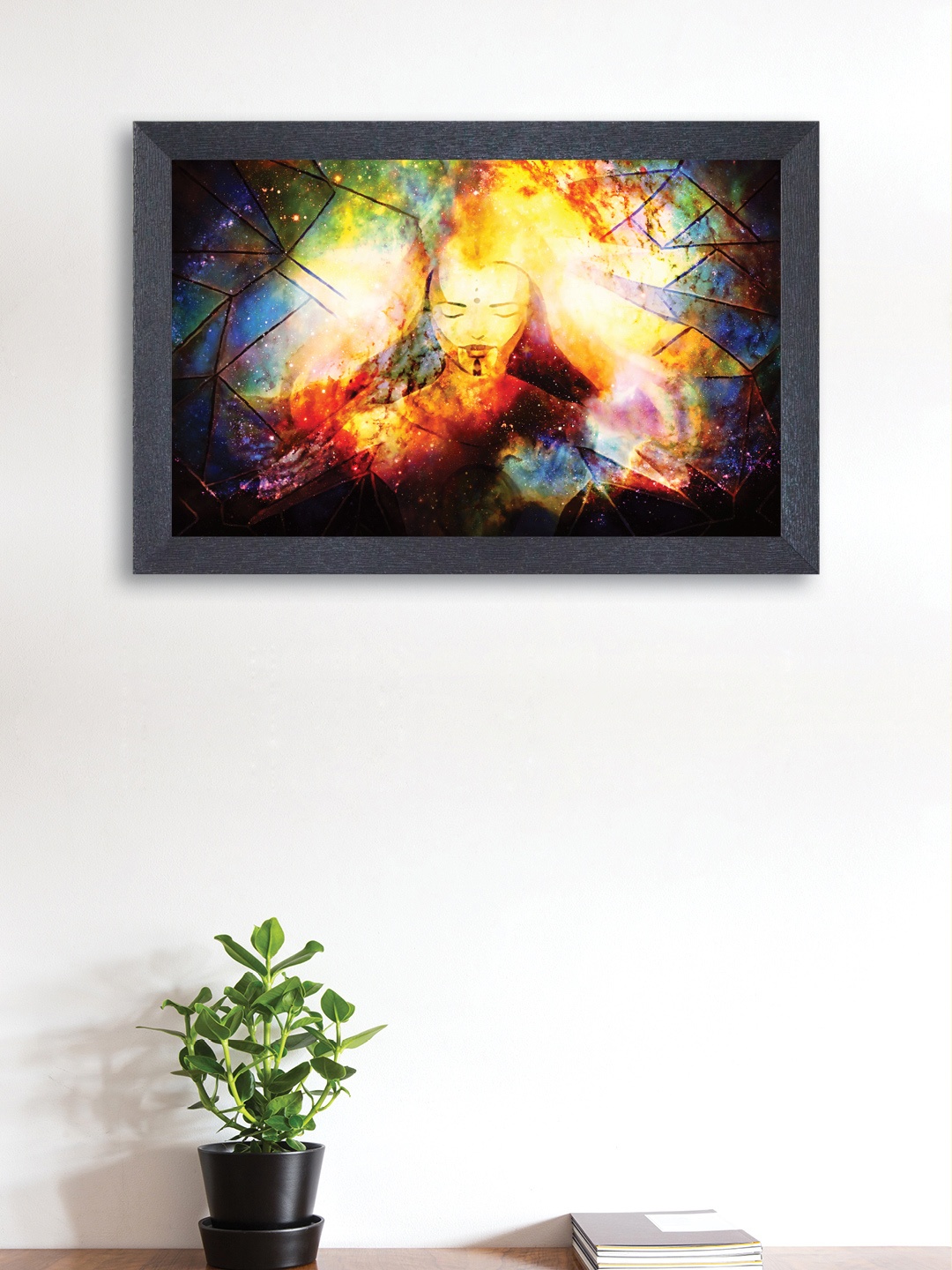 

nest ART Multicoloured Synthetic Wood Goddess of Light Wall Art, Multi