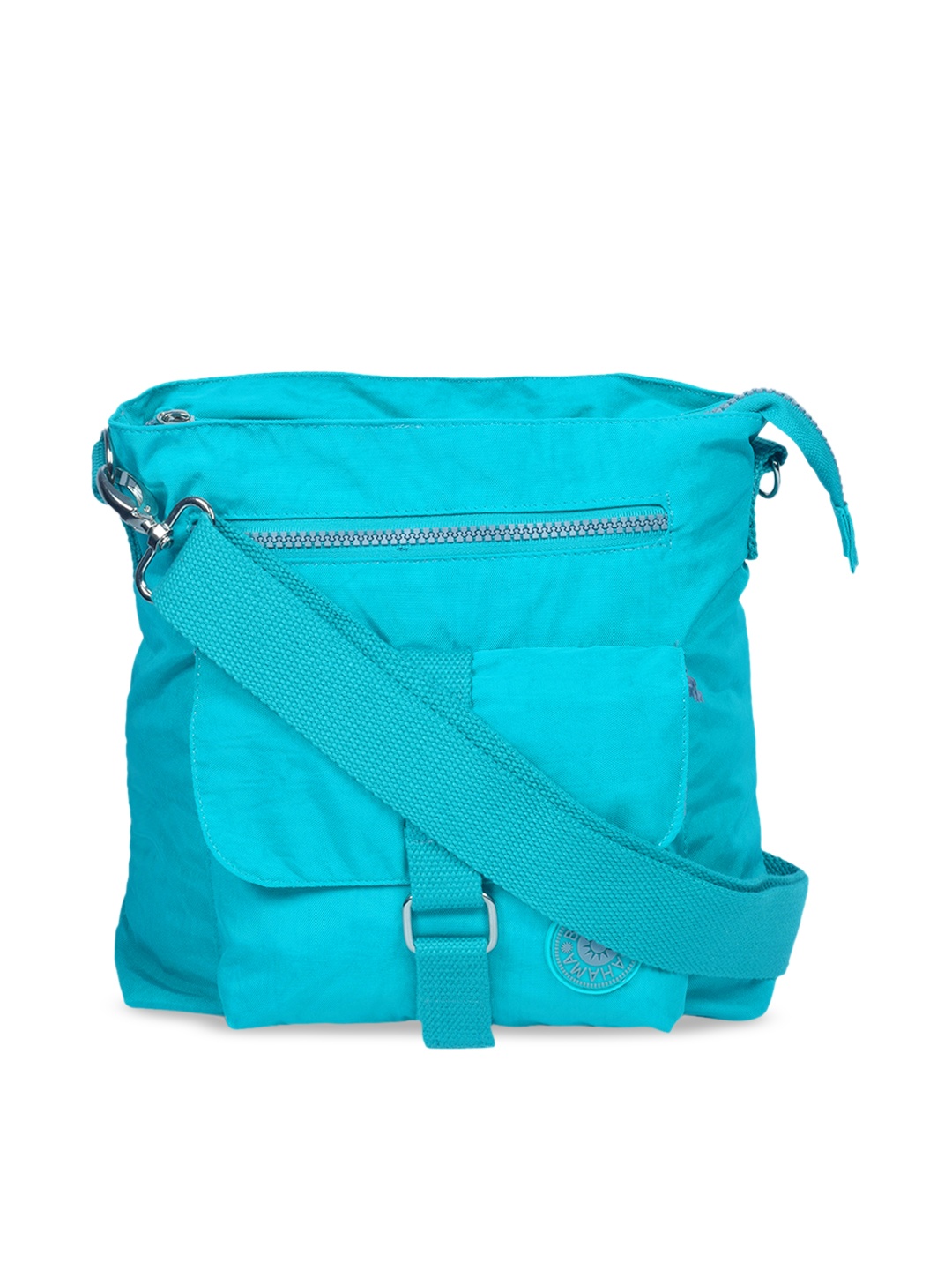 

BAHAMA Crinkle Range Unisex Blue Solid Messenger Bag