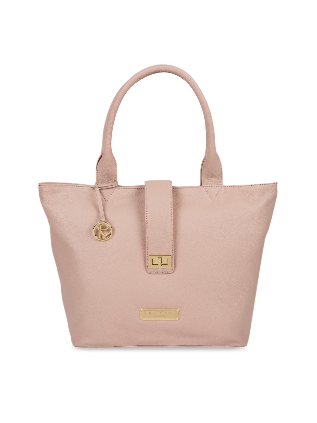 

PURE LUXURIES LONDON Women Pink Solid Genuine Leather Annabelle Tote Bag