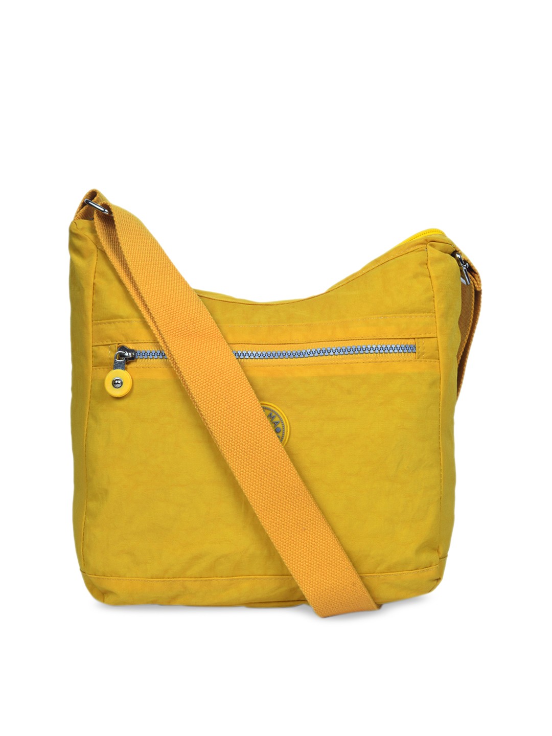 

BAHAMA Crinkle Range Unisex Yellow Solid Messenger Bag