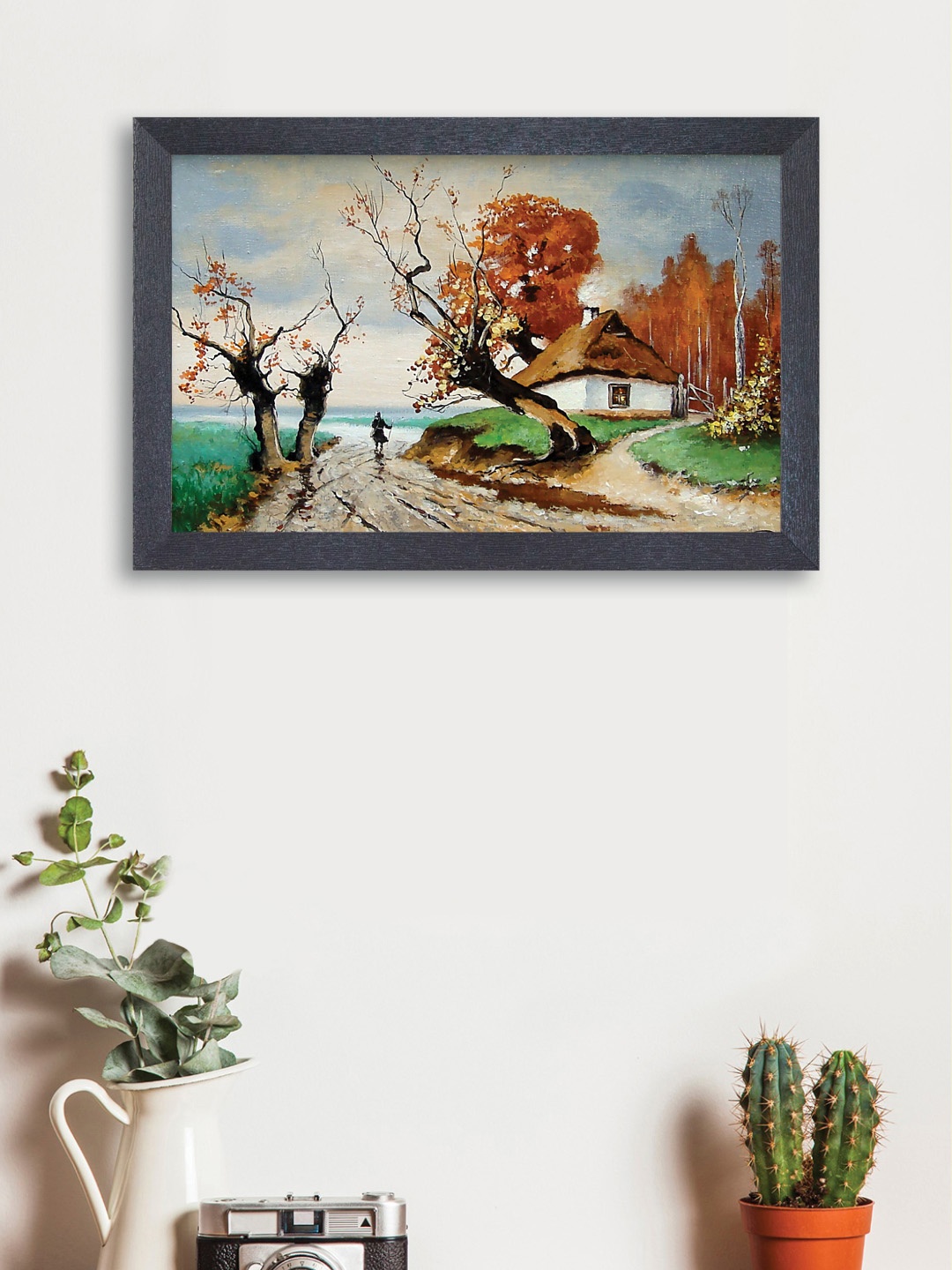 

nest ART Multicoloured Synthetic Wood Abstract Wall Art, Multi