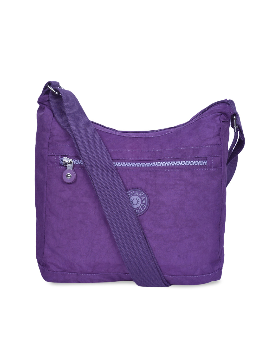

BAHAMA Crinkle Range Unisex Purple Solid Messenger Bag