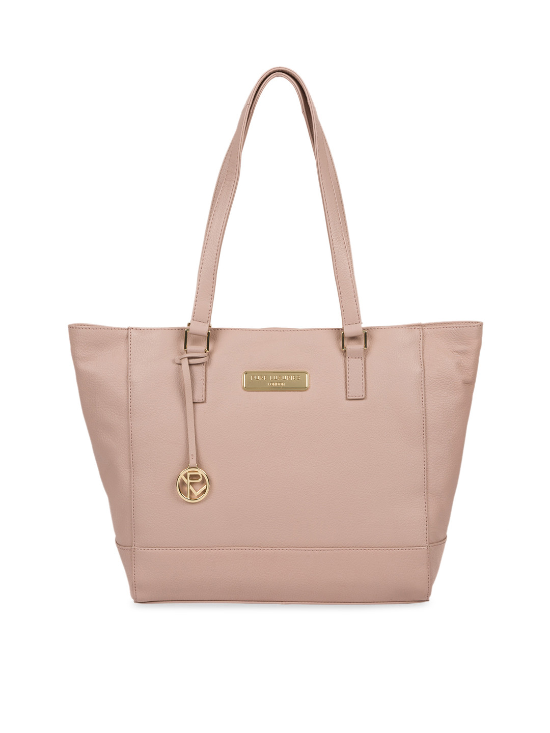

PURE LUXURIES LONDON Women Pink Solid Genuine Leather Sophie Tote Bag