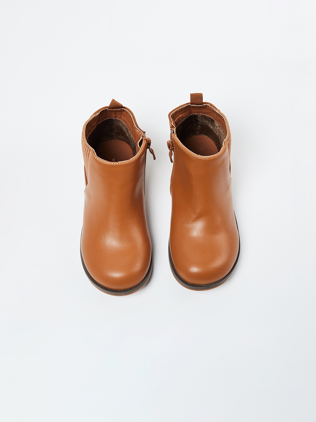 

Fame Forever by Lifestyle Girls Tan Brown High-Top Flat Boots