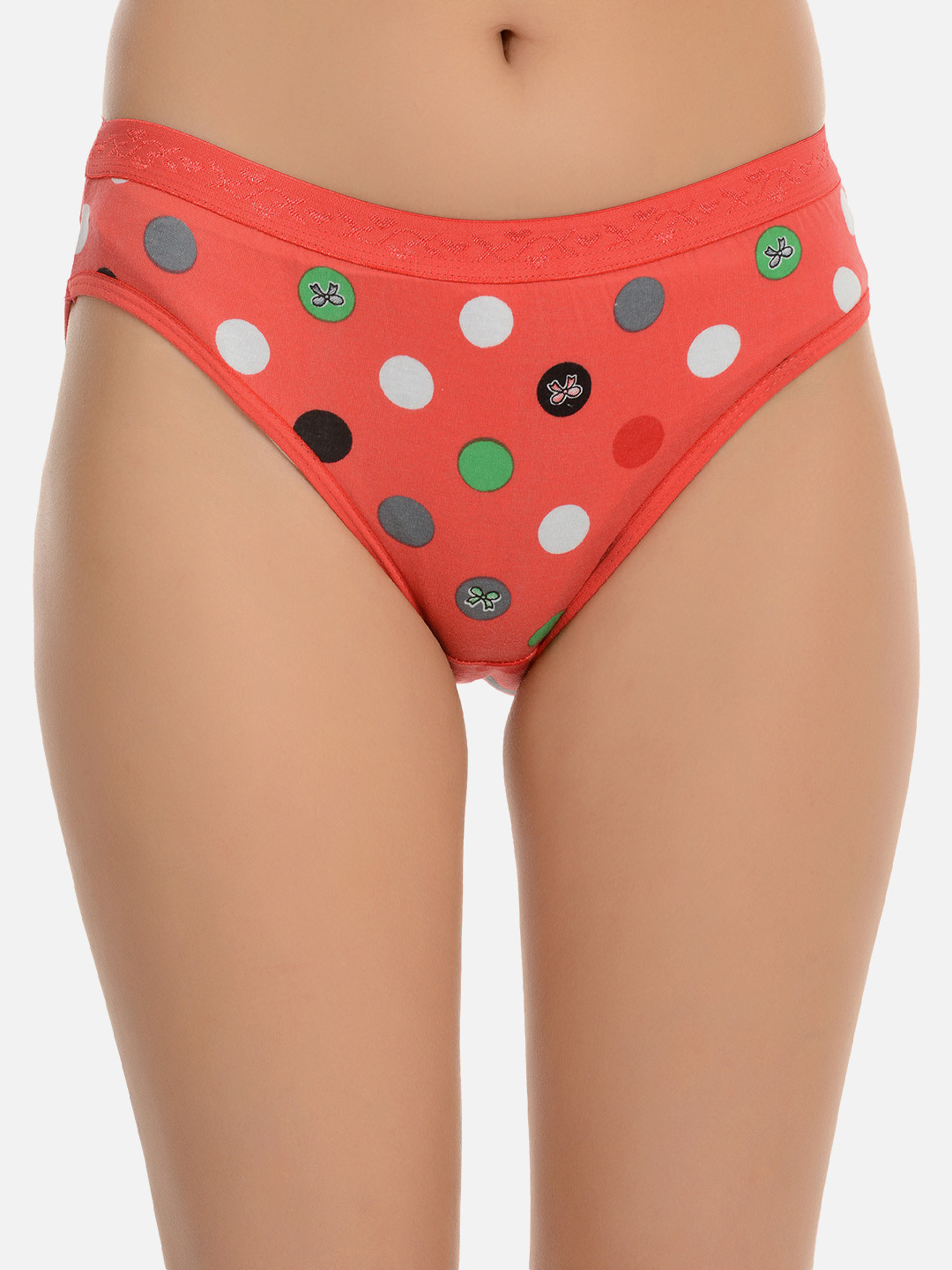 

mod & shy Women Red Hipster Briefs MU78
