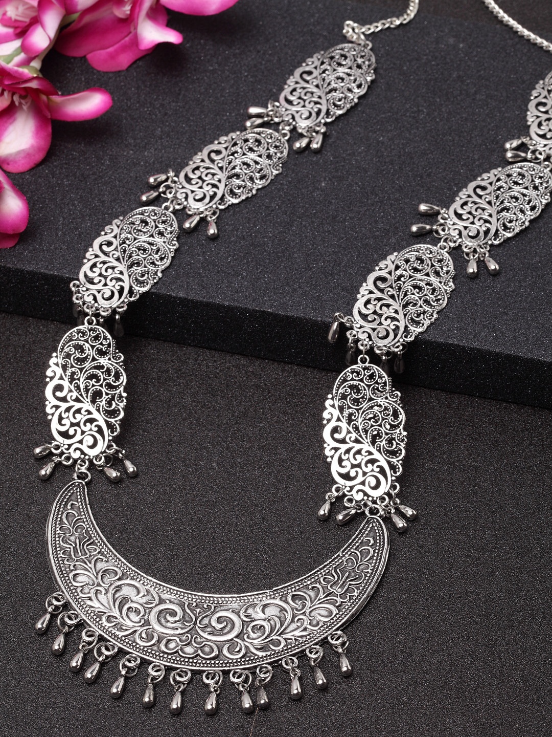 

Moedbuille Silver-Plated Afghan Necklace