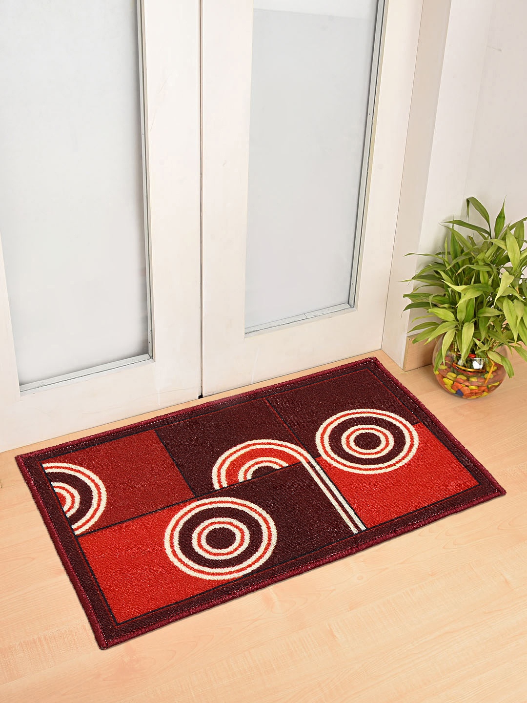

Status Multicoloured Printed Doormat, Multi