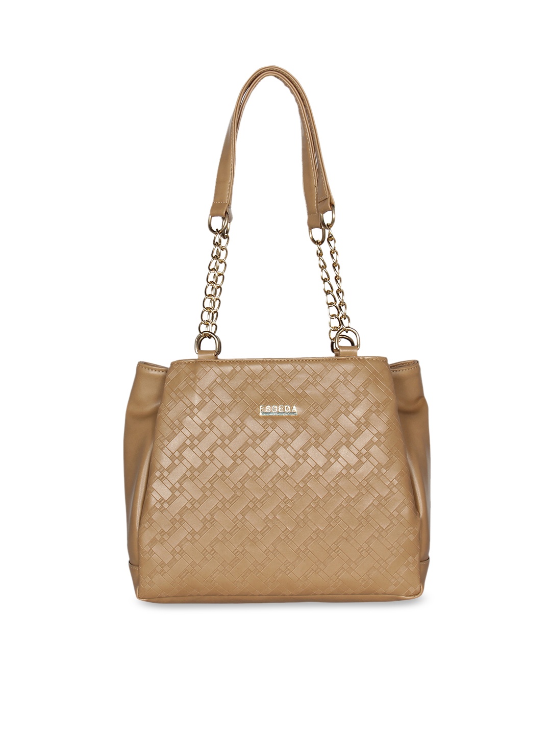 

ESBEDA Beige Textured Shoulder Bag