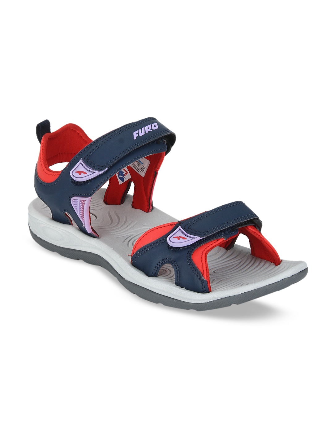 

FURO by Red Chief Women Blue & Red Sports Sandals