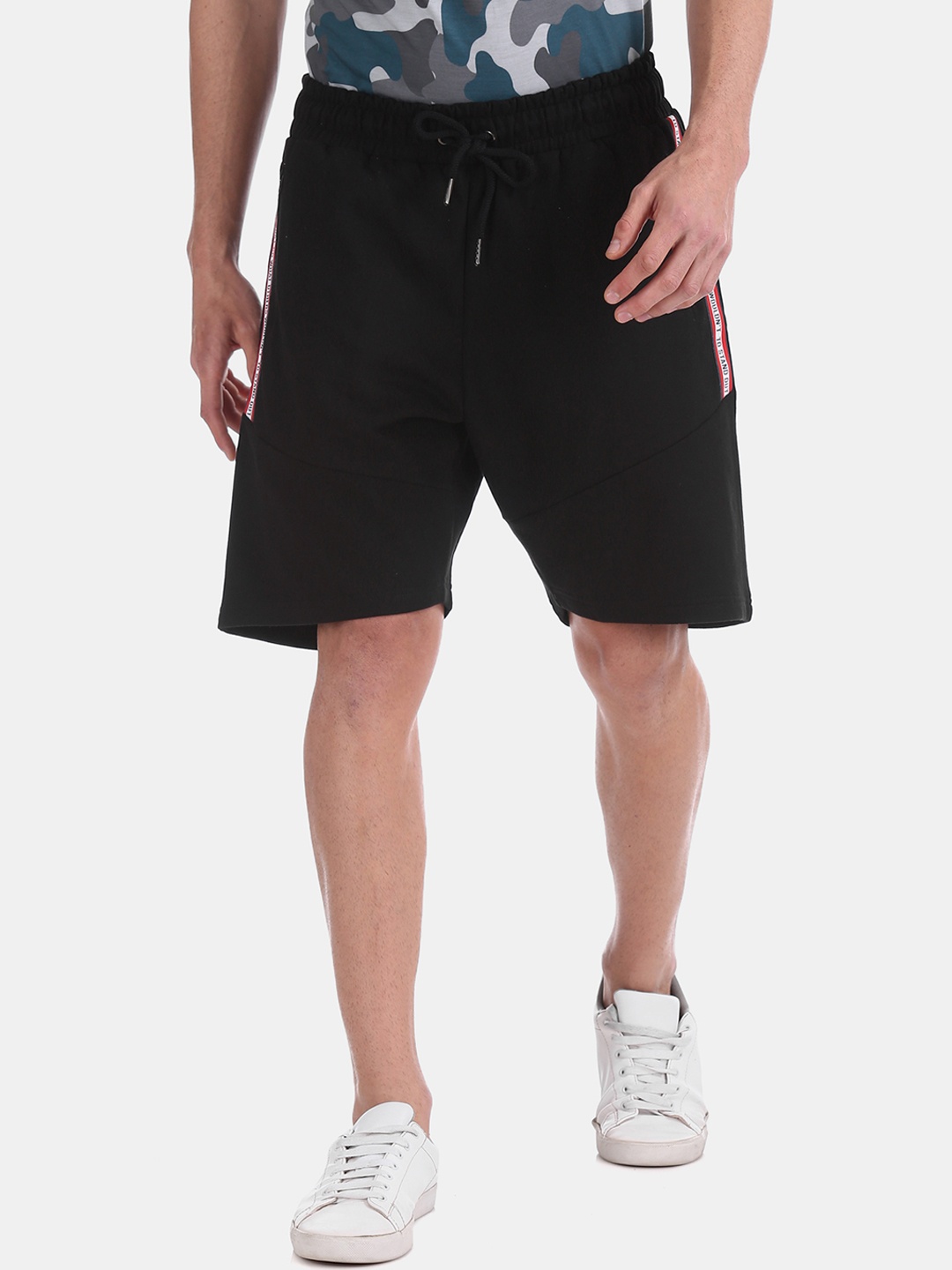 

Colt Men Black Solid Regular Fit Regular Shorts