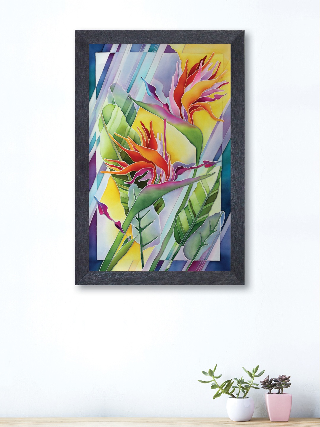 

nest ART Multicoloured Synthetic Wood Abstract Wall Art, Multi