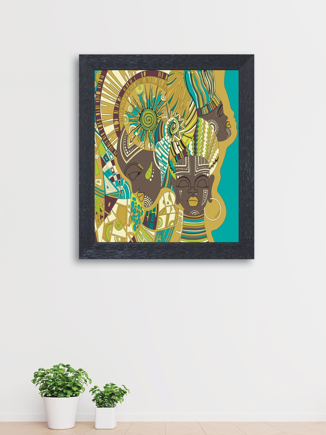 

nest ART Multicoloured Synthetic Wood Abstract Wall Art, Multi