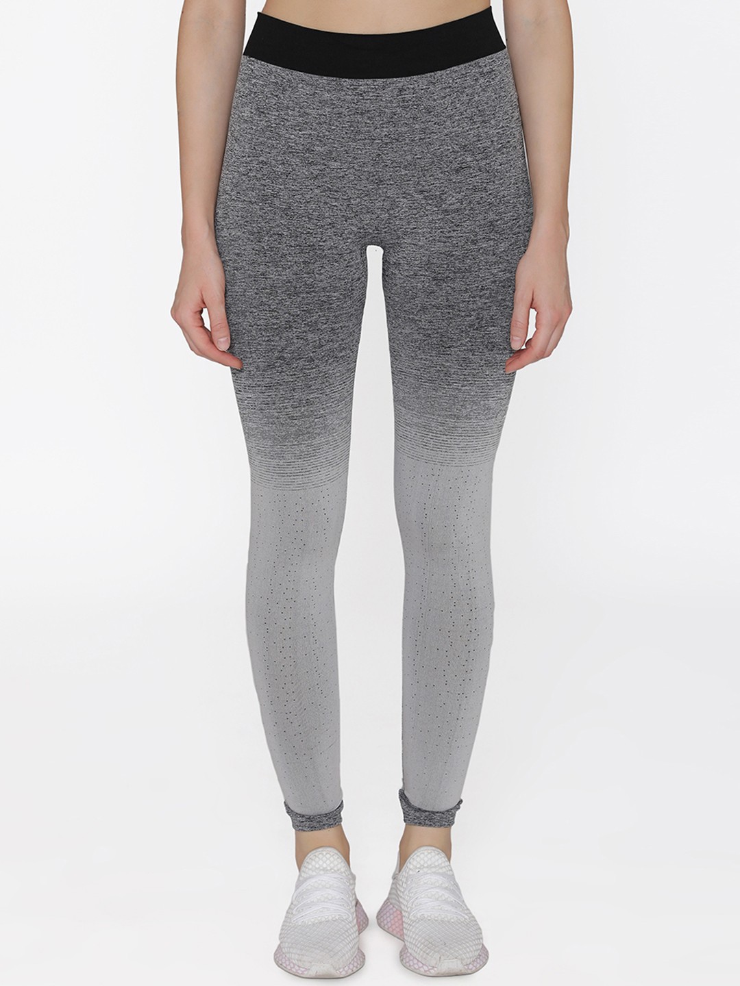 

Clovia Women Grey Printed Tights