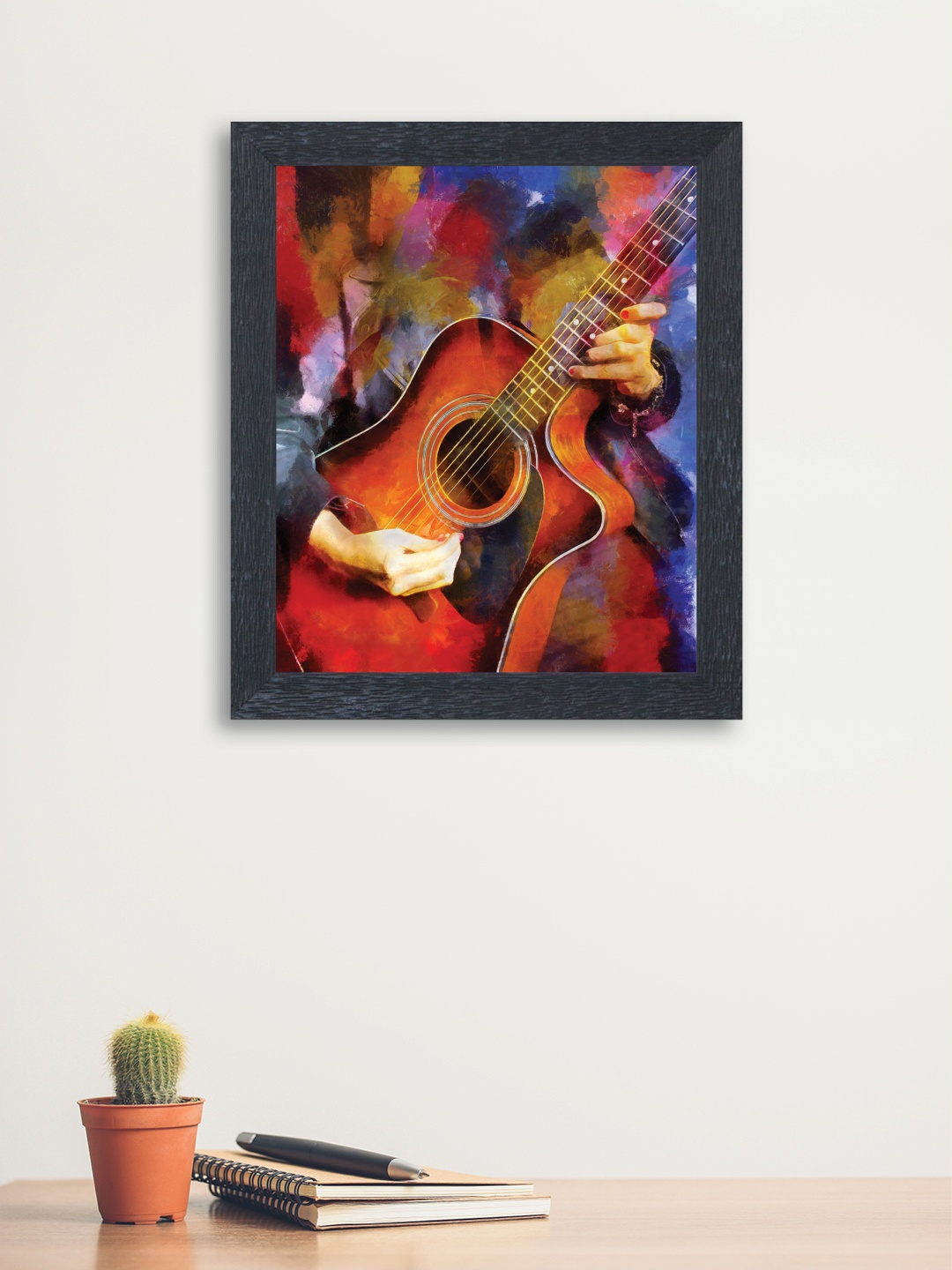 nest ART Multicoloured Synthetic Wood Abstract Wall Art, Multi