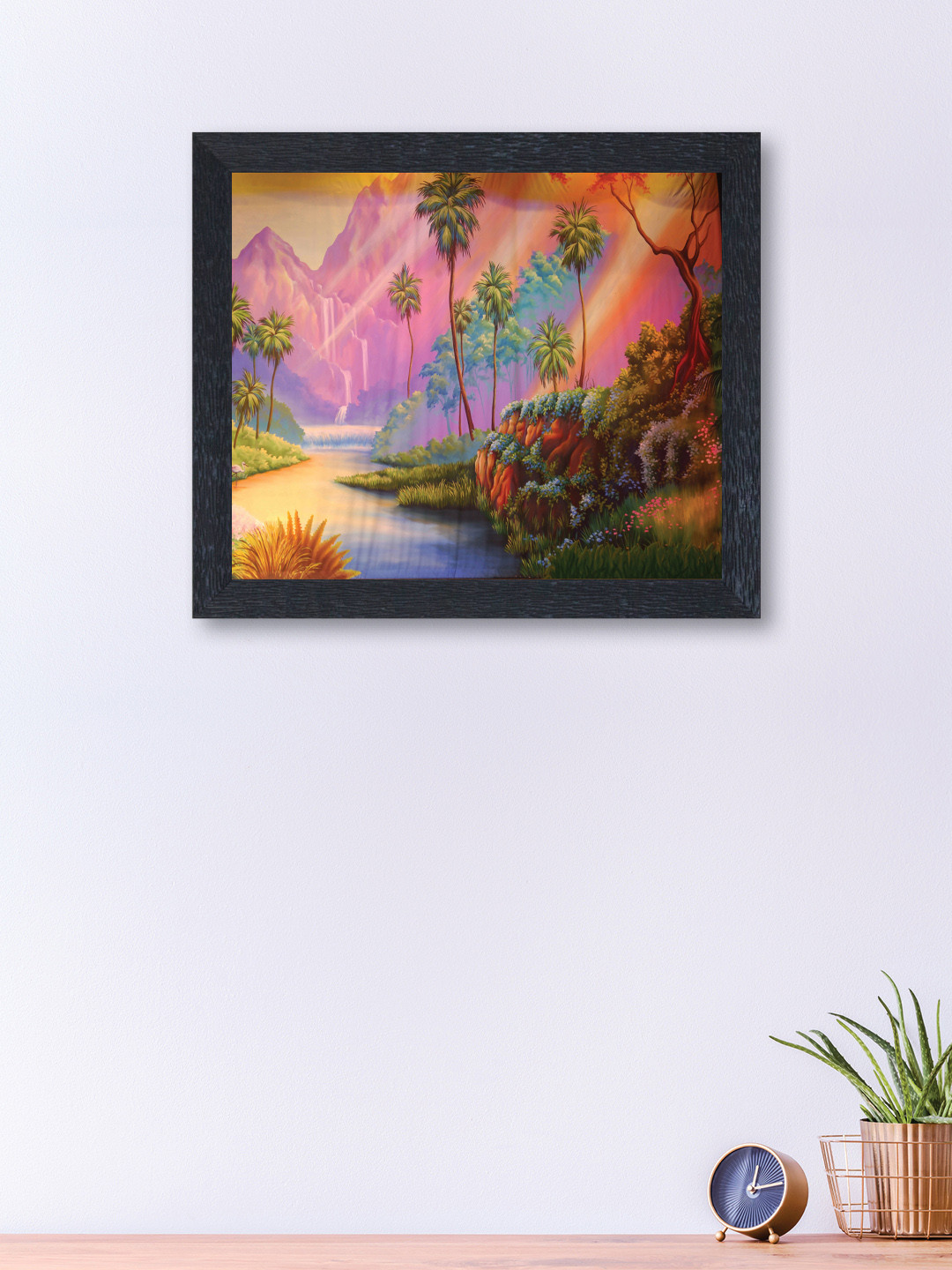 

nest ART Multicoloured Synthetic Wood Nature Wall Art, Multi