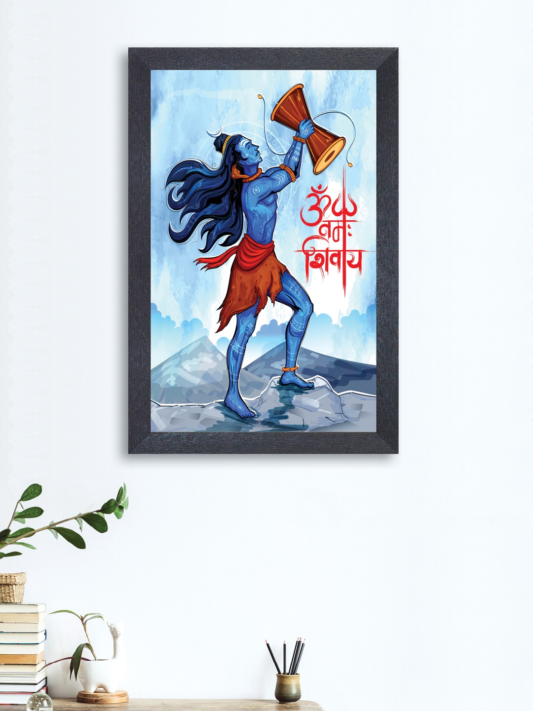 

nest ART Multicoloured Lord Shiva Wall Art, Multi