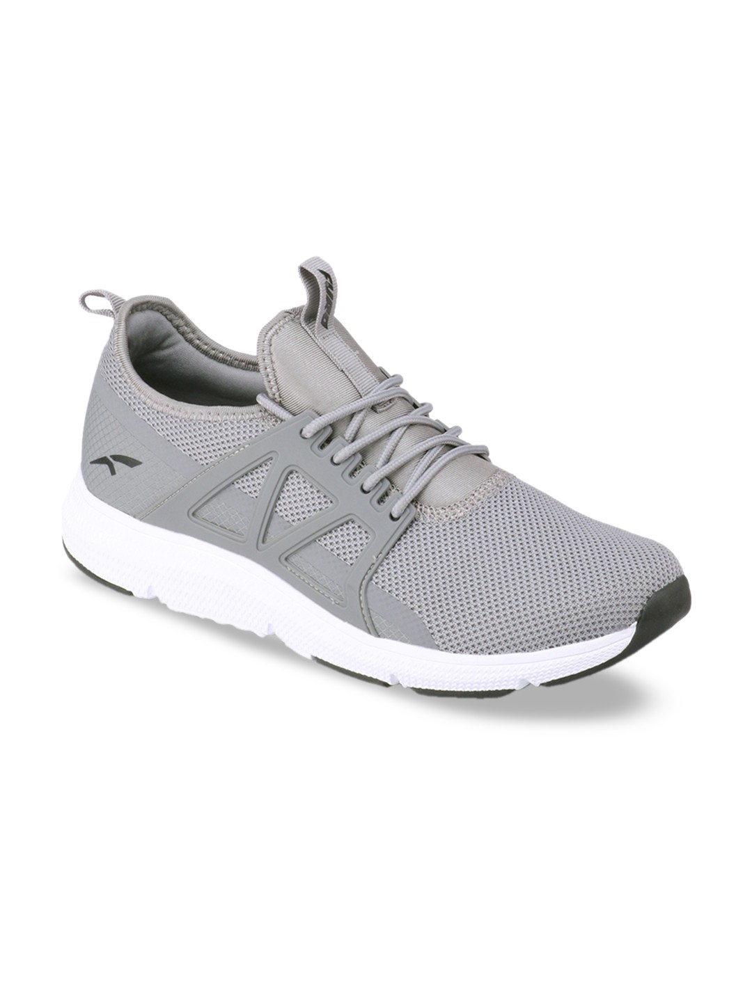 

FURO by Red Chief Men Grey Mesh Mid-Top Running Shoes