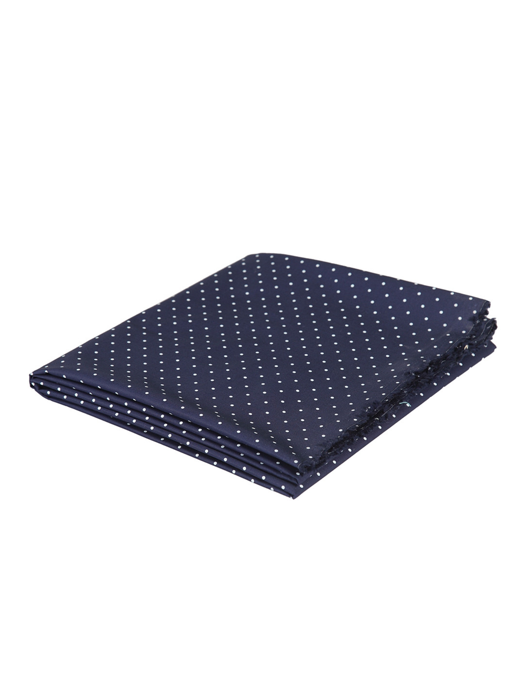 

LONDON CROSS Men Navy Blue & White Printed Shirt Clothing Fabric