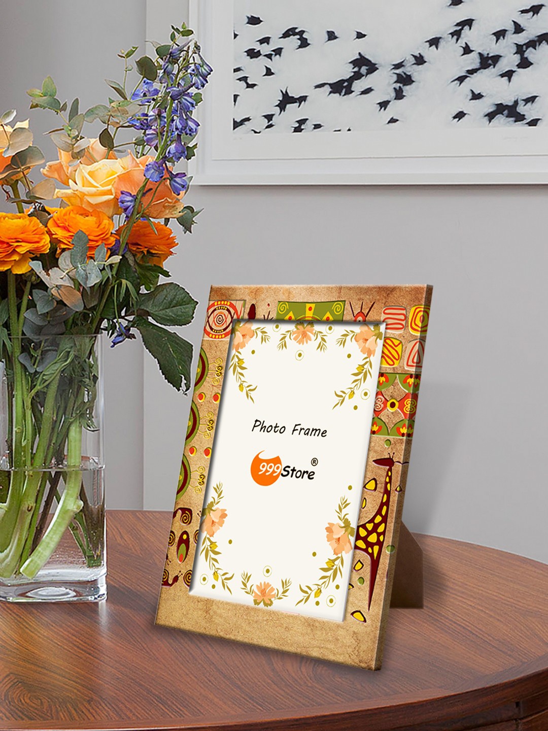 

999Store Multicoloured Printed Photo Frame, Multi