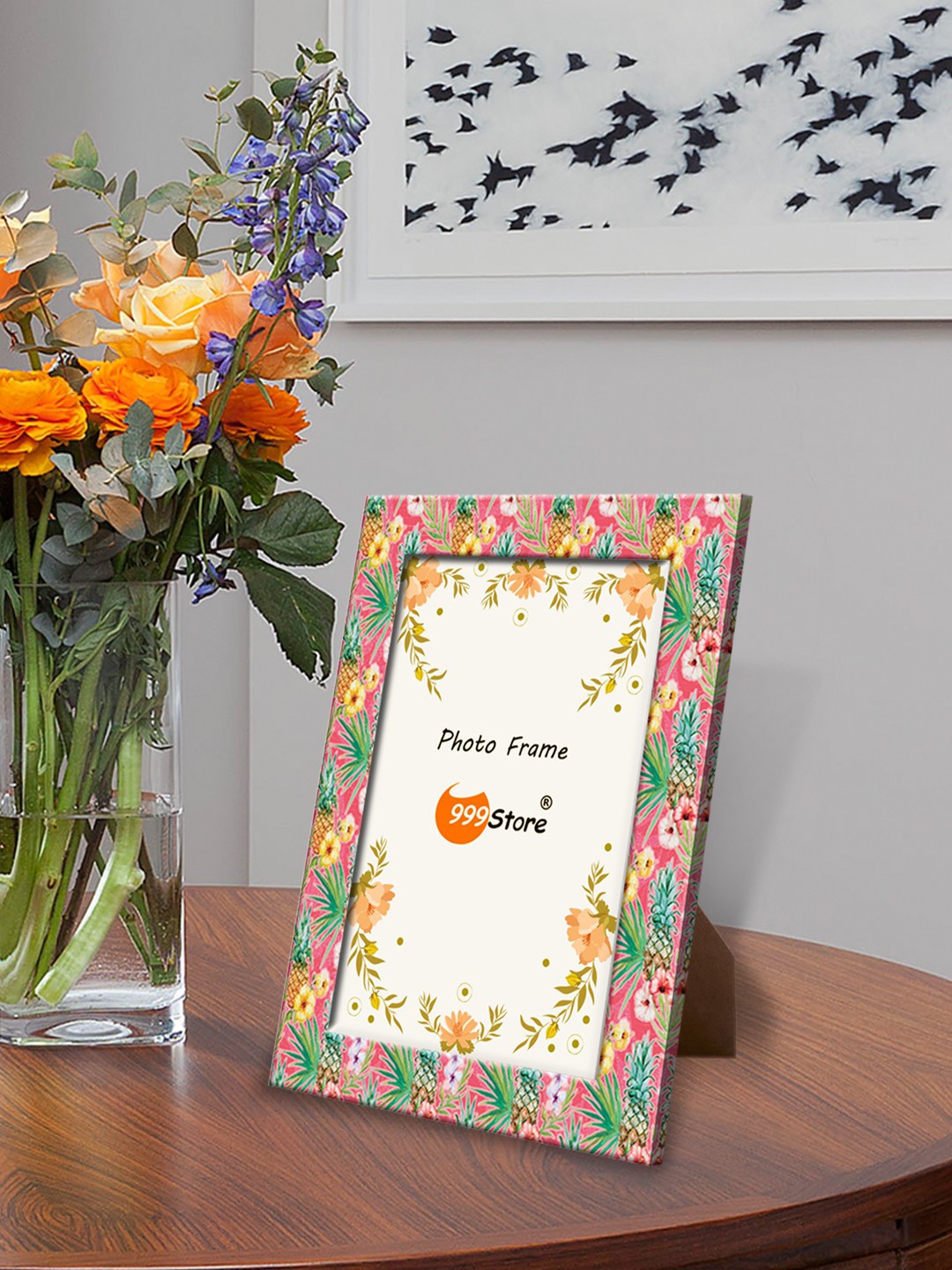 

999Store Multicoloured Printed Photo Frame, Multi