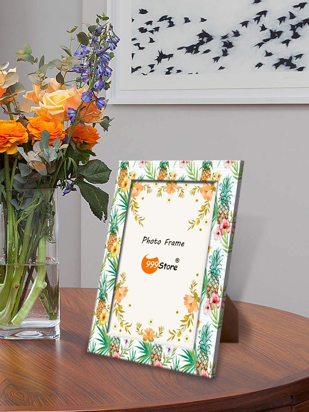 

999Store Multicoloured Printed Photo Frame, Multi
