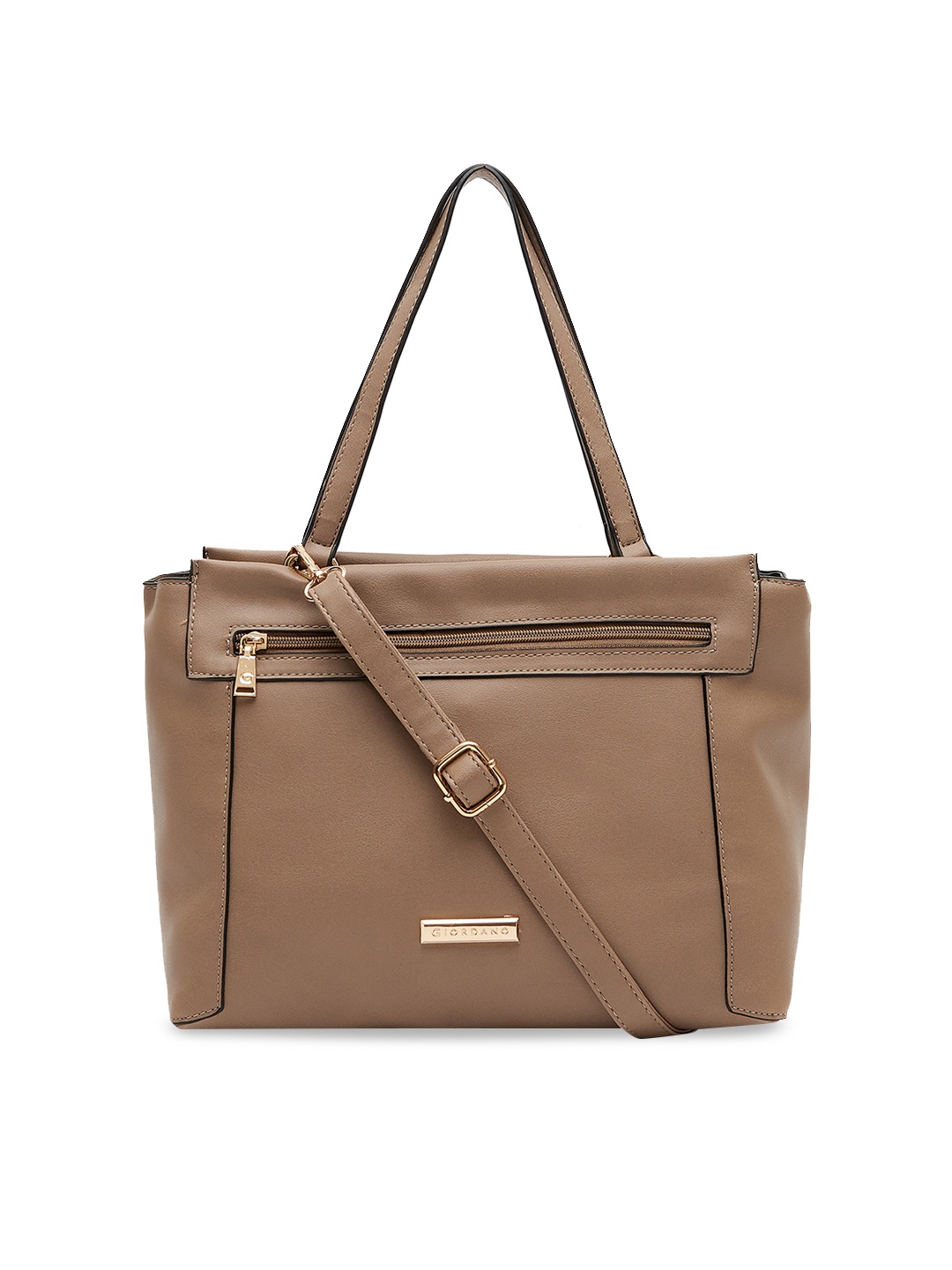 GIORDANO Taupe Solid Shoulder Bag