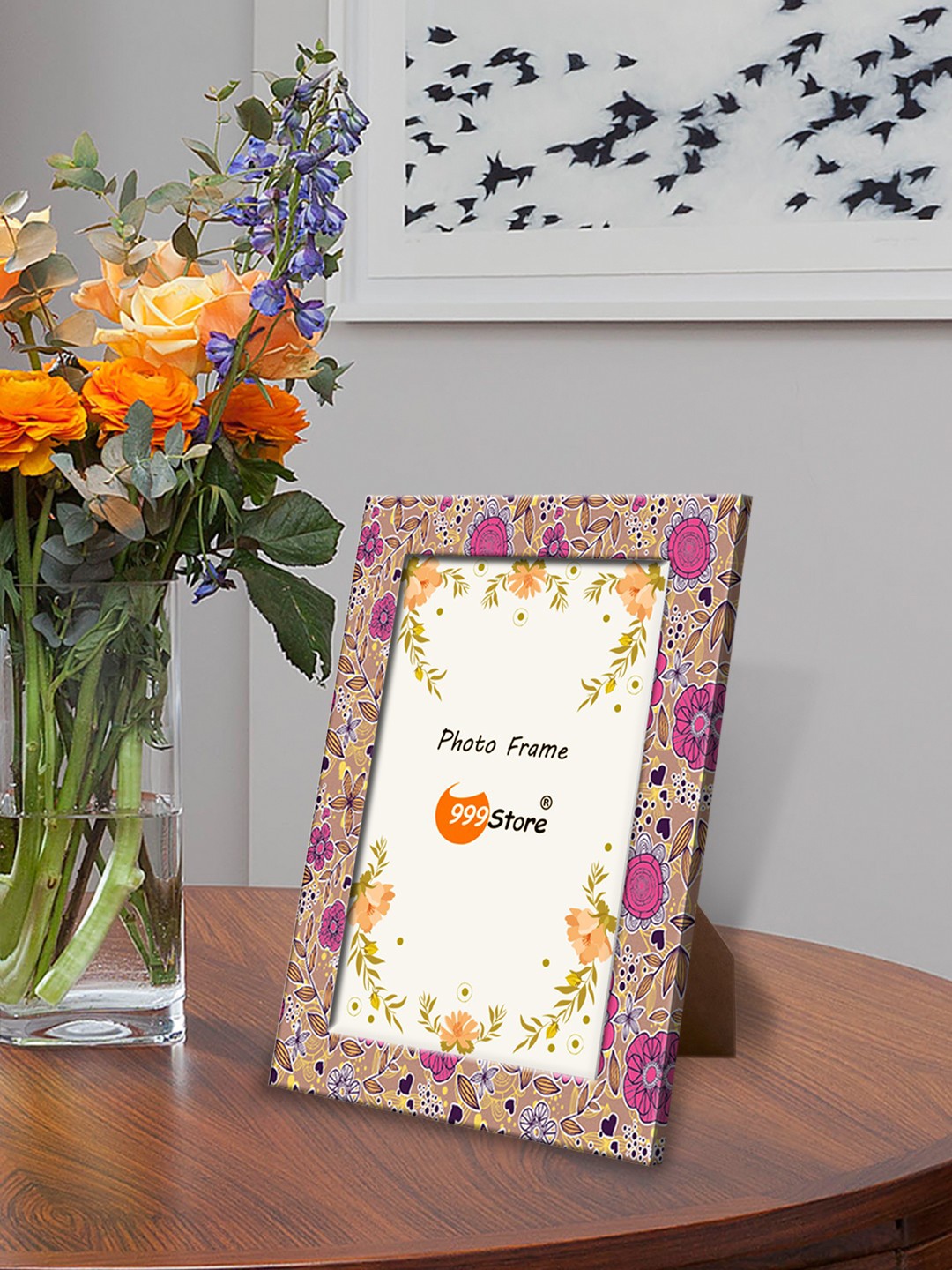 999Store Multicoloured Printed Photo Frame, Multi