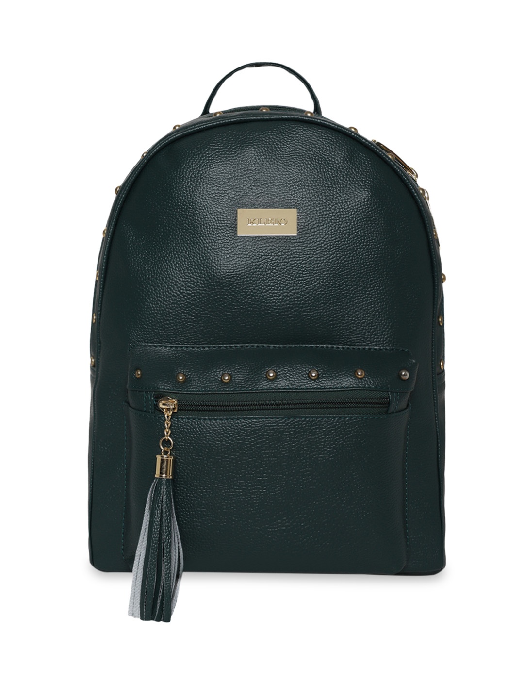 

KLEIO Women Vegan Woman Studded Backpack, Green