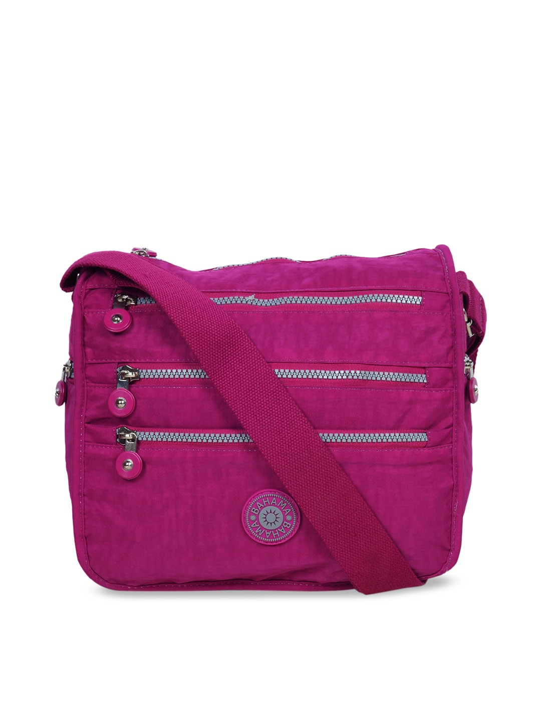 

BAHAMA Unisex Fuchsia Solid Messenger Bag
