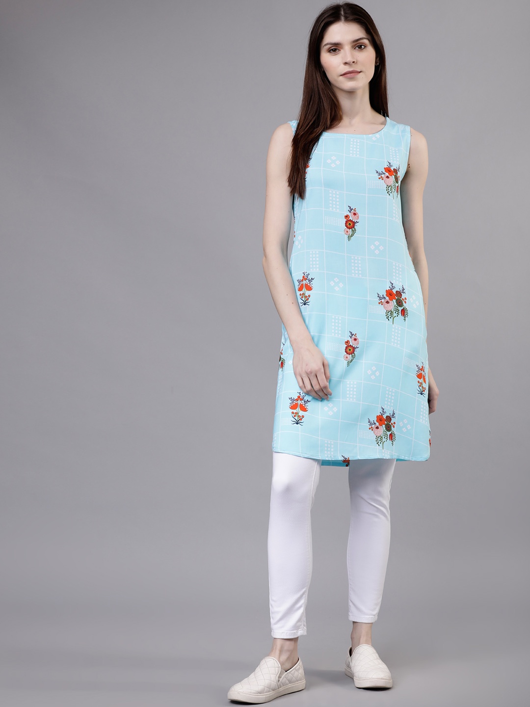 

Vishudh Blue Printed Tunic