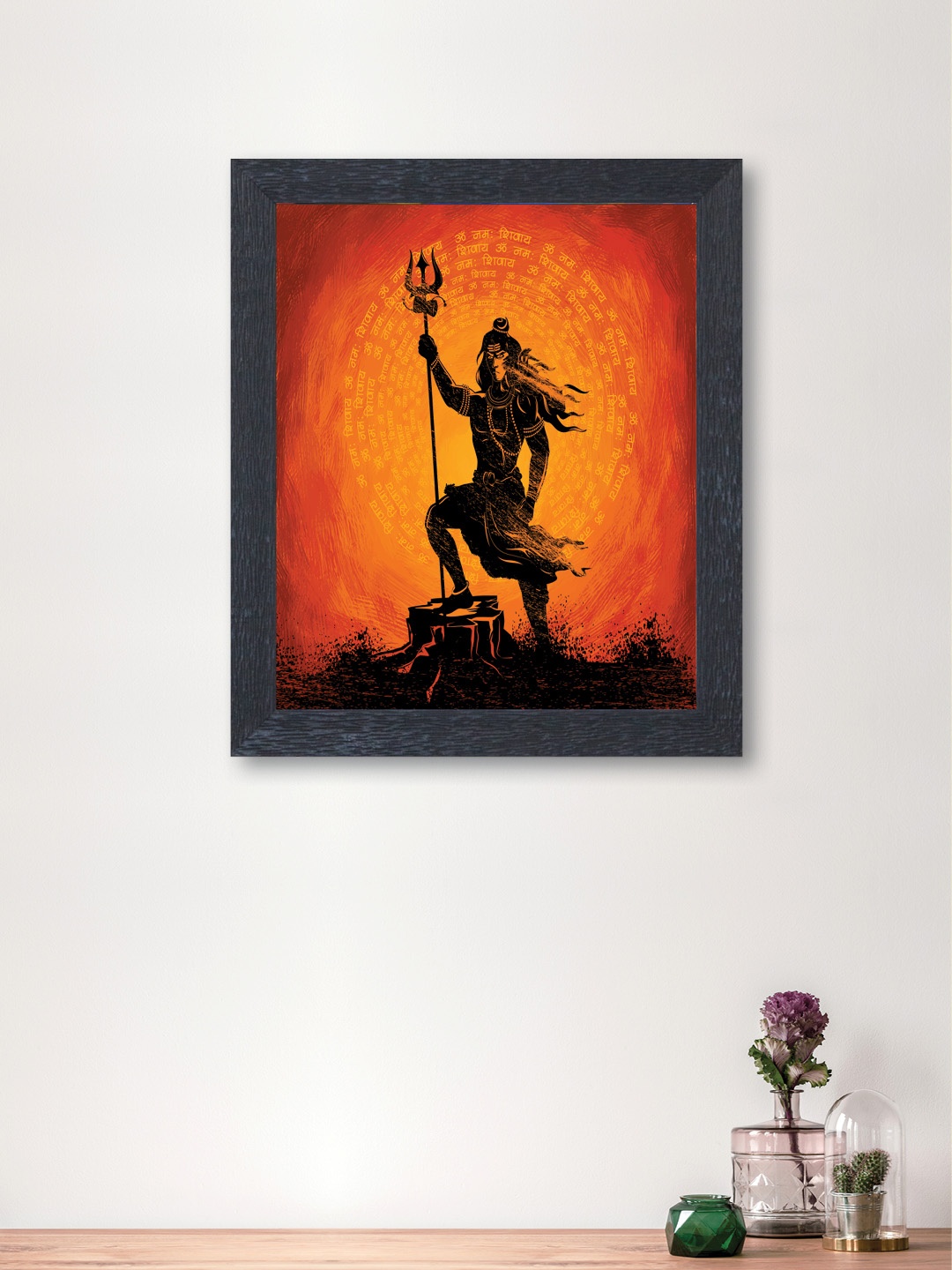 

nest ART Multicoloured Lord Shiva Wall Art, Multi