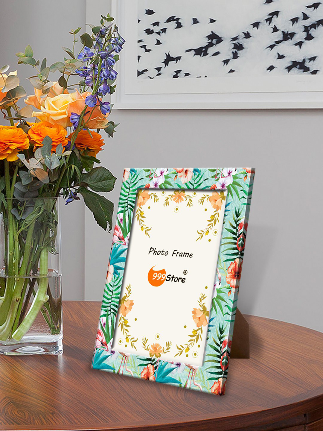 

999Store Green Printed Photo Frame