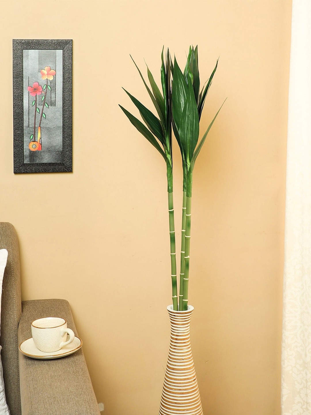 

PolliNation Set of 3 Green Artificial Bamboo Plants