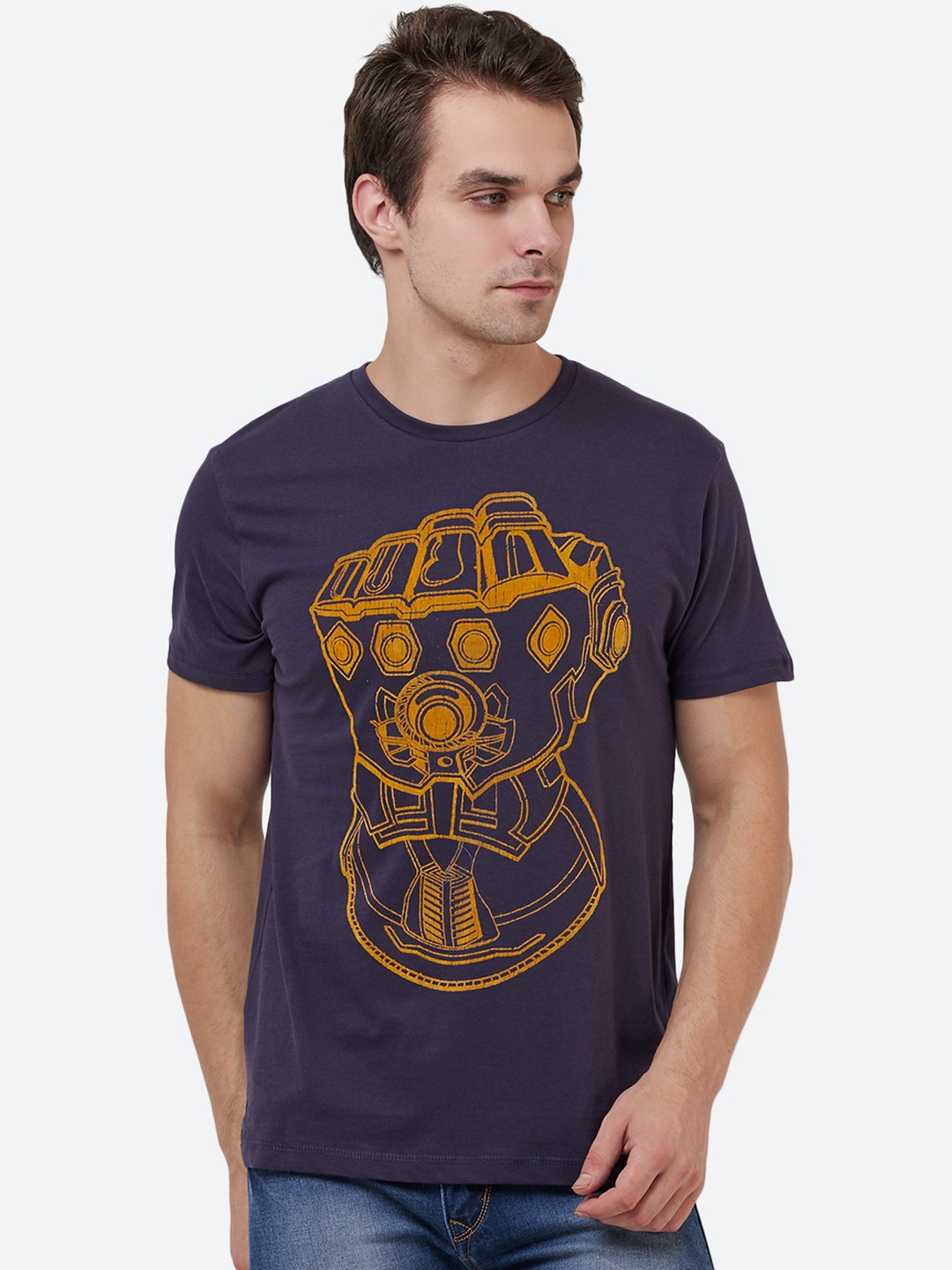 

Free Authority Thanos Featured Navy Tshirt for Men, Navy blue