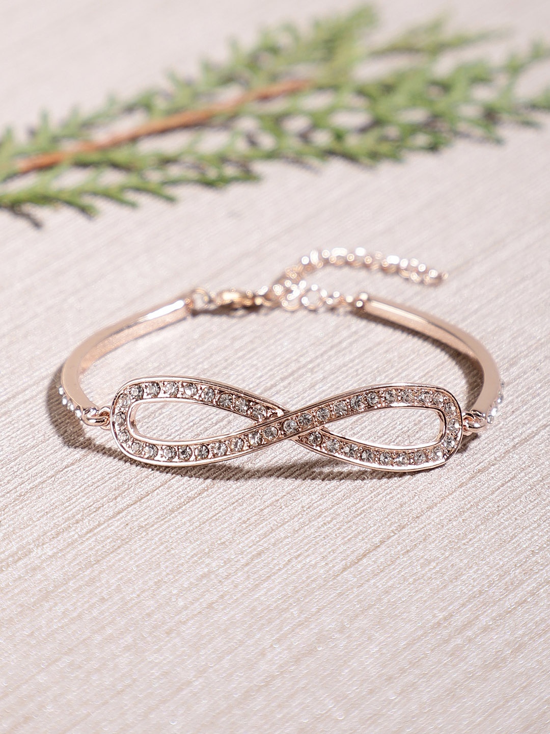 

Shining Diva Fashion Gold-Toned Bracelet