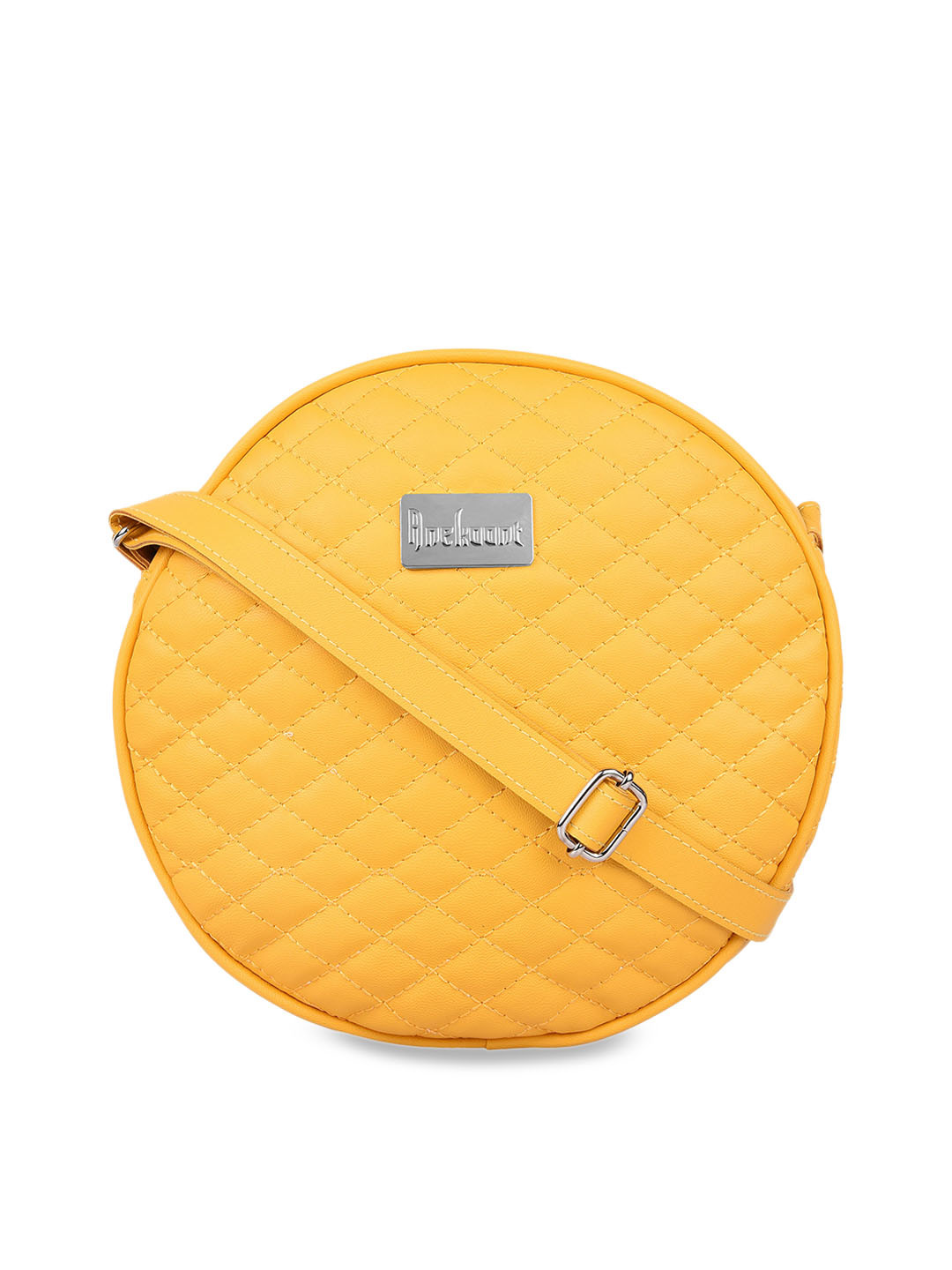 

Anekaant Women Yellow Solid Sling Bag