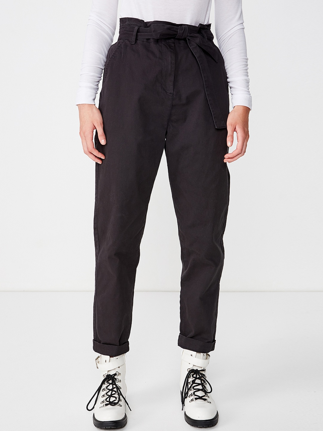 

COTTON ON Women Black Regular Fit Mid-Rise Clean Look Jeans