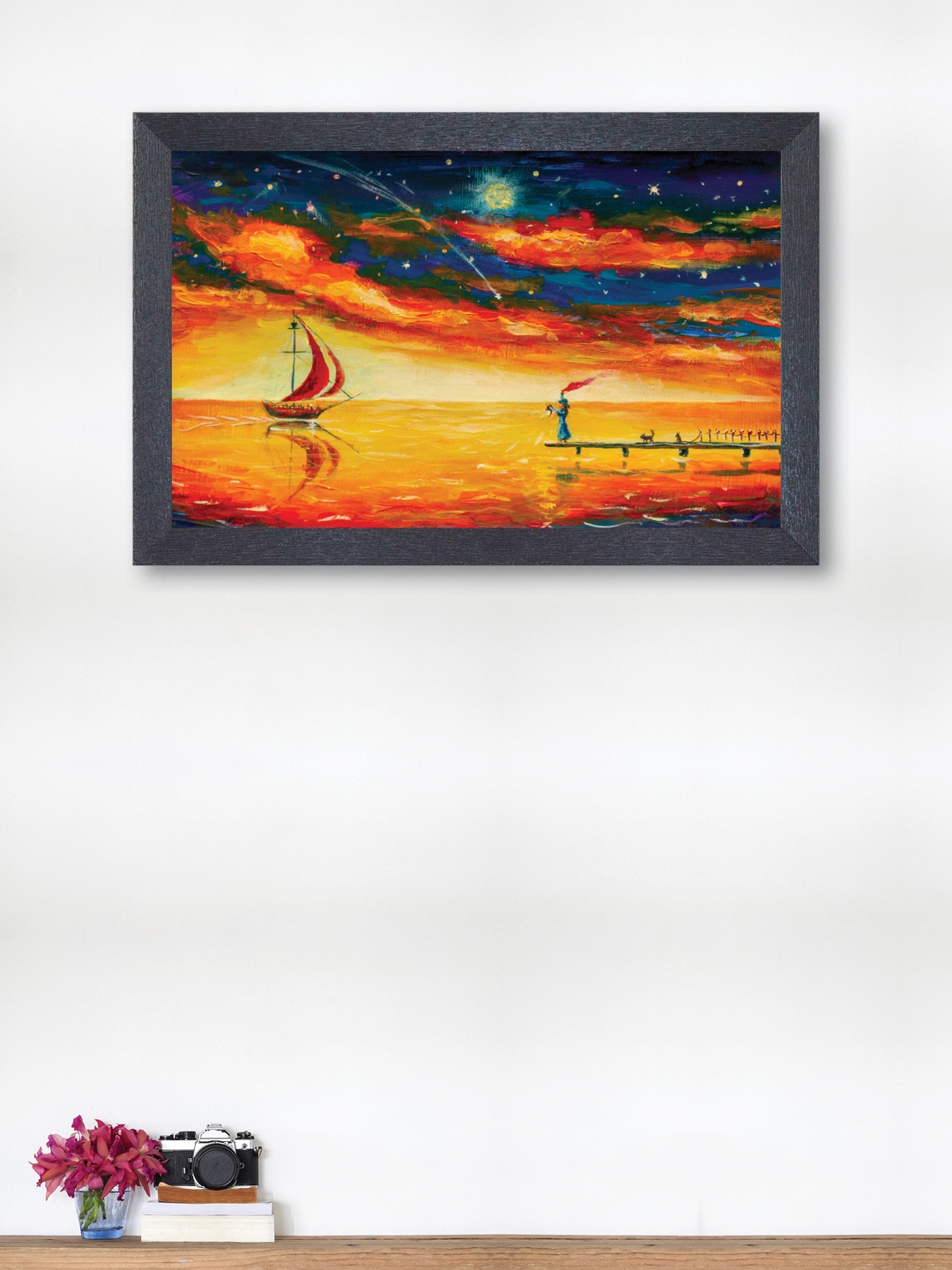 

nest ART Yellow & Blue Abstract Wall Art