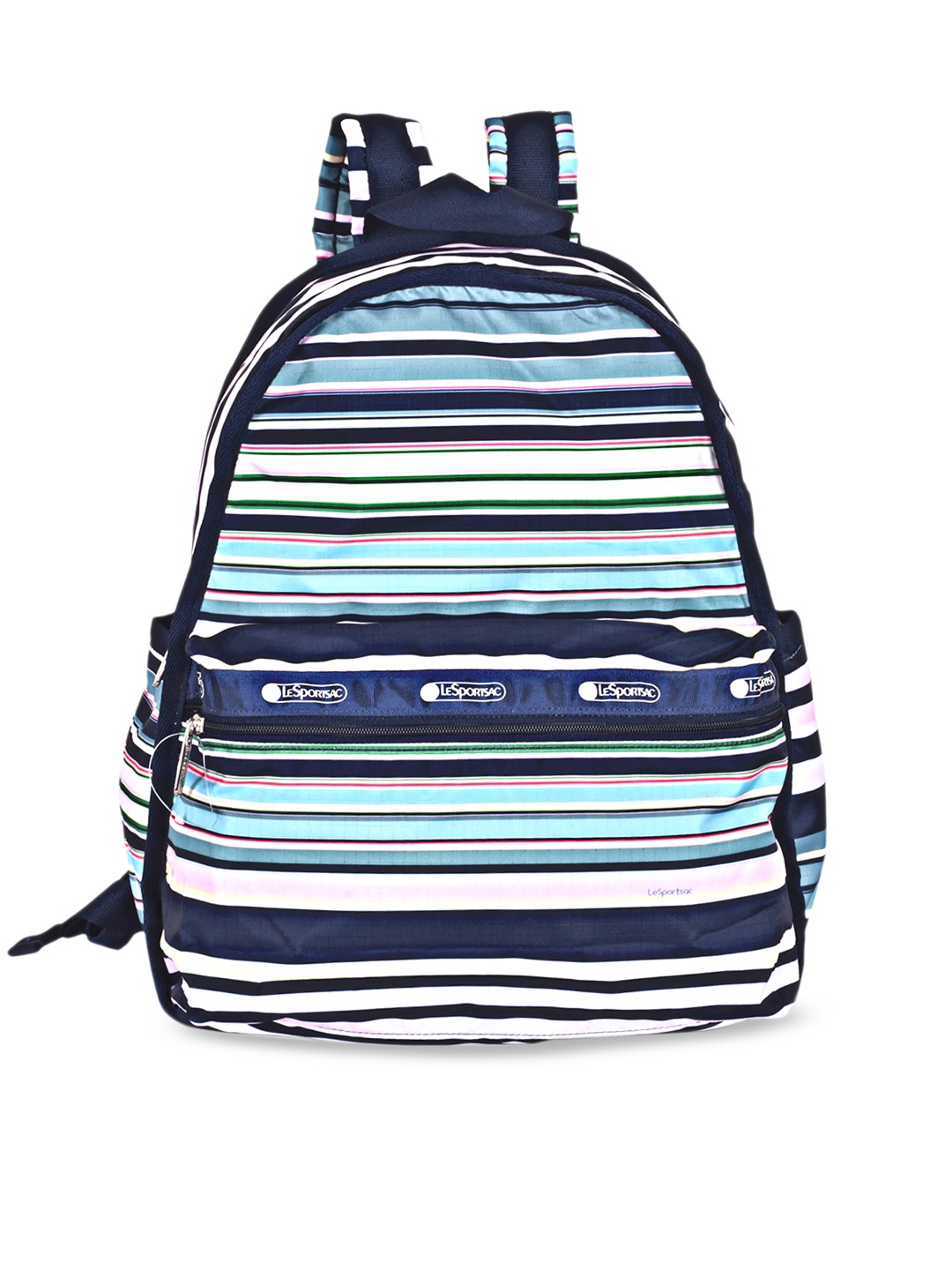 

LeSportsac Women Blue & White Solid Backpack