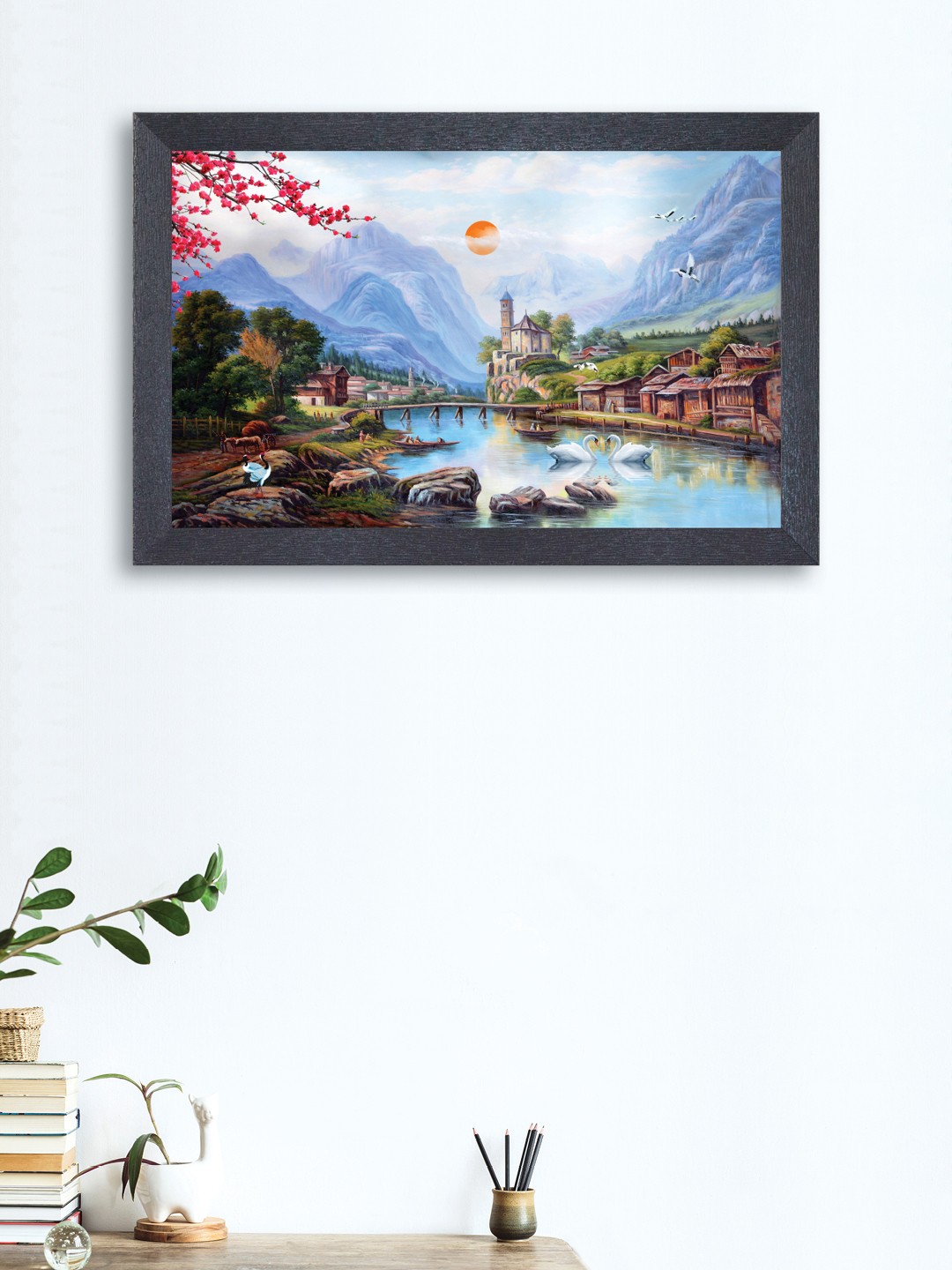

nest ART Blue & Green Nature Painting Wall Art