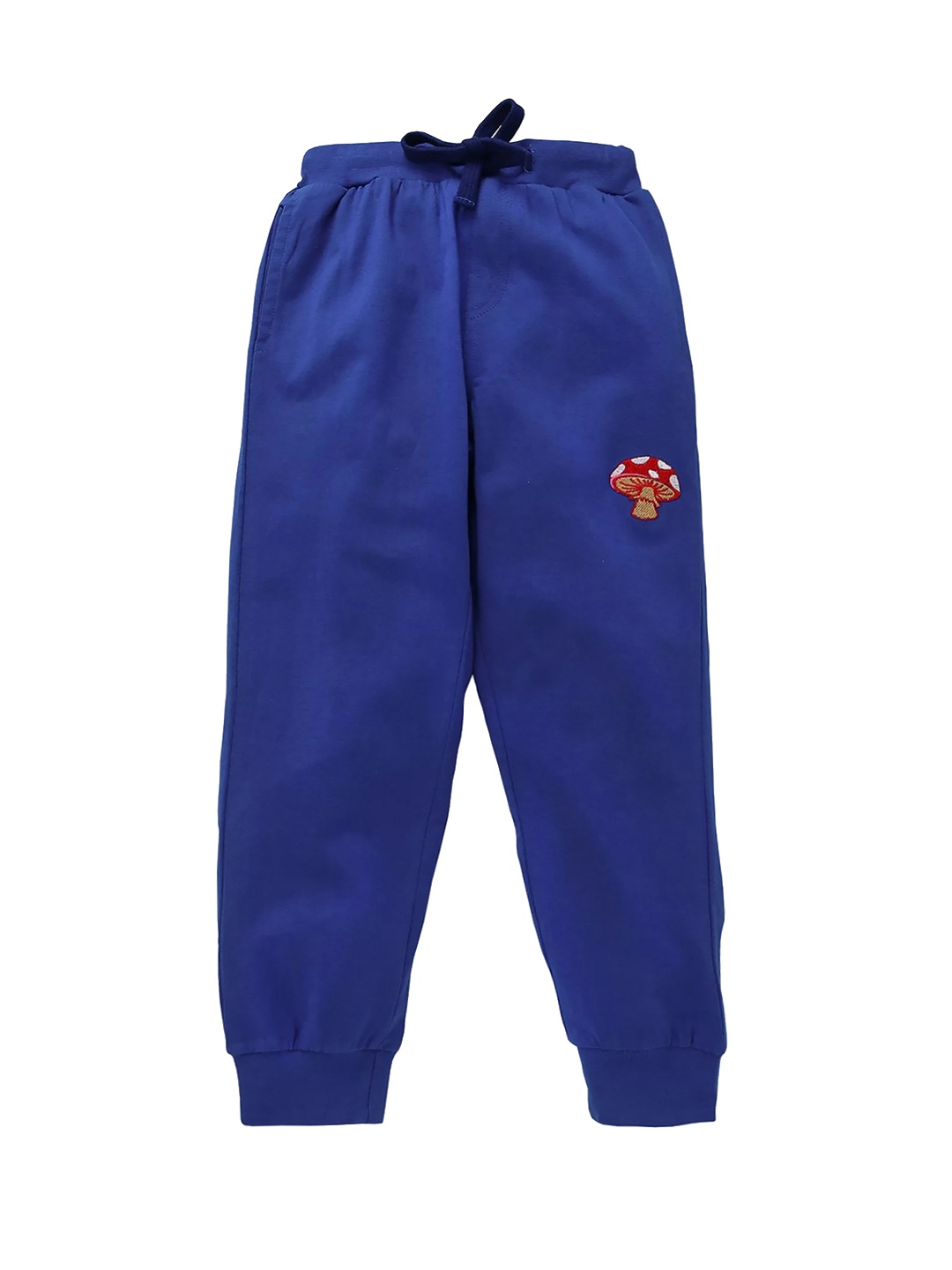 

KiddoPanti Boys Blue Solid Regular-Fit Joggers