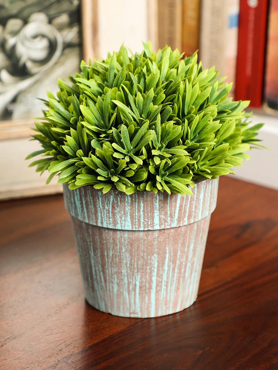 

PolliNation Green Set of 2 Artificial Bonsai With Pot