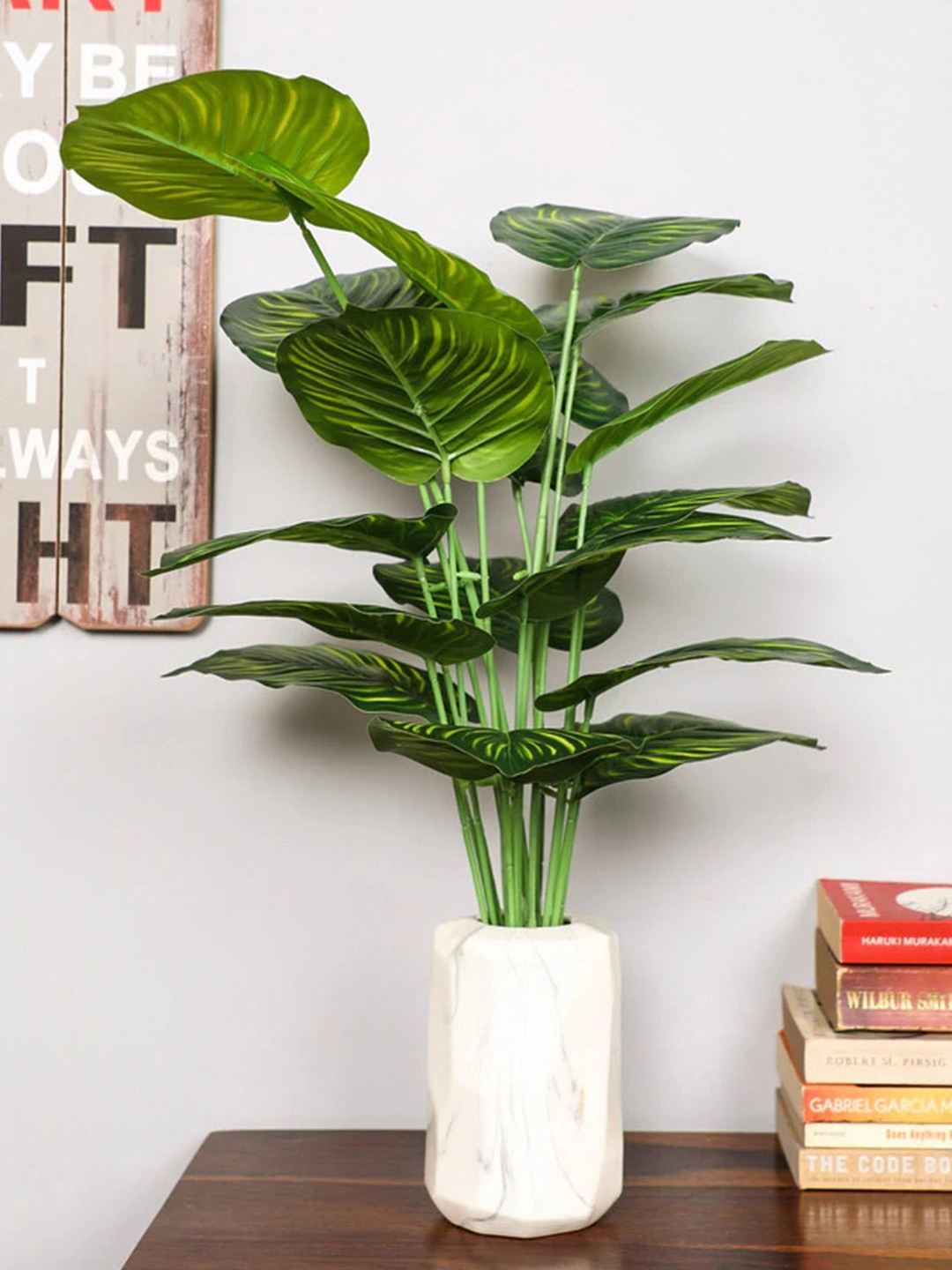 

PolliNation Green Artificial Dieffenbachia Plant