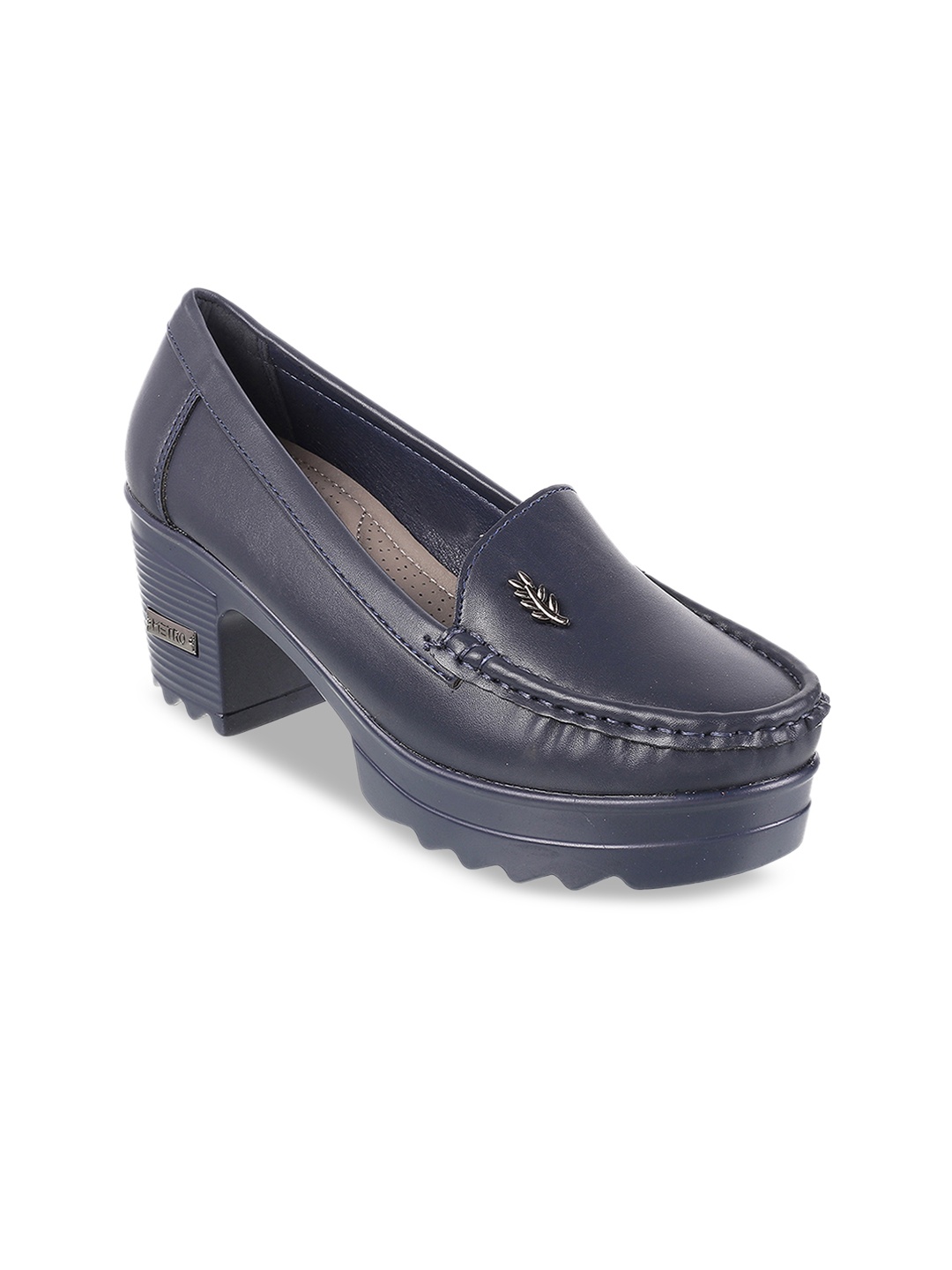 

Metro Women Blue Solid Pumps