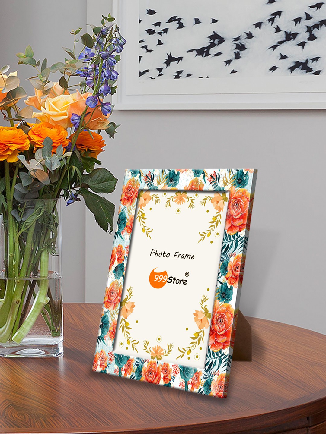 

999Store Multicoloured Printed Photo Frame, Multi