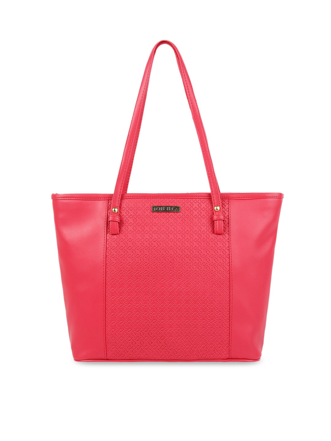 

Toteteca Pink Textured Shoulder Bag