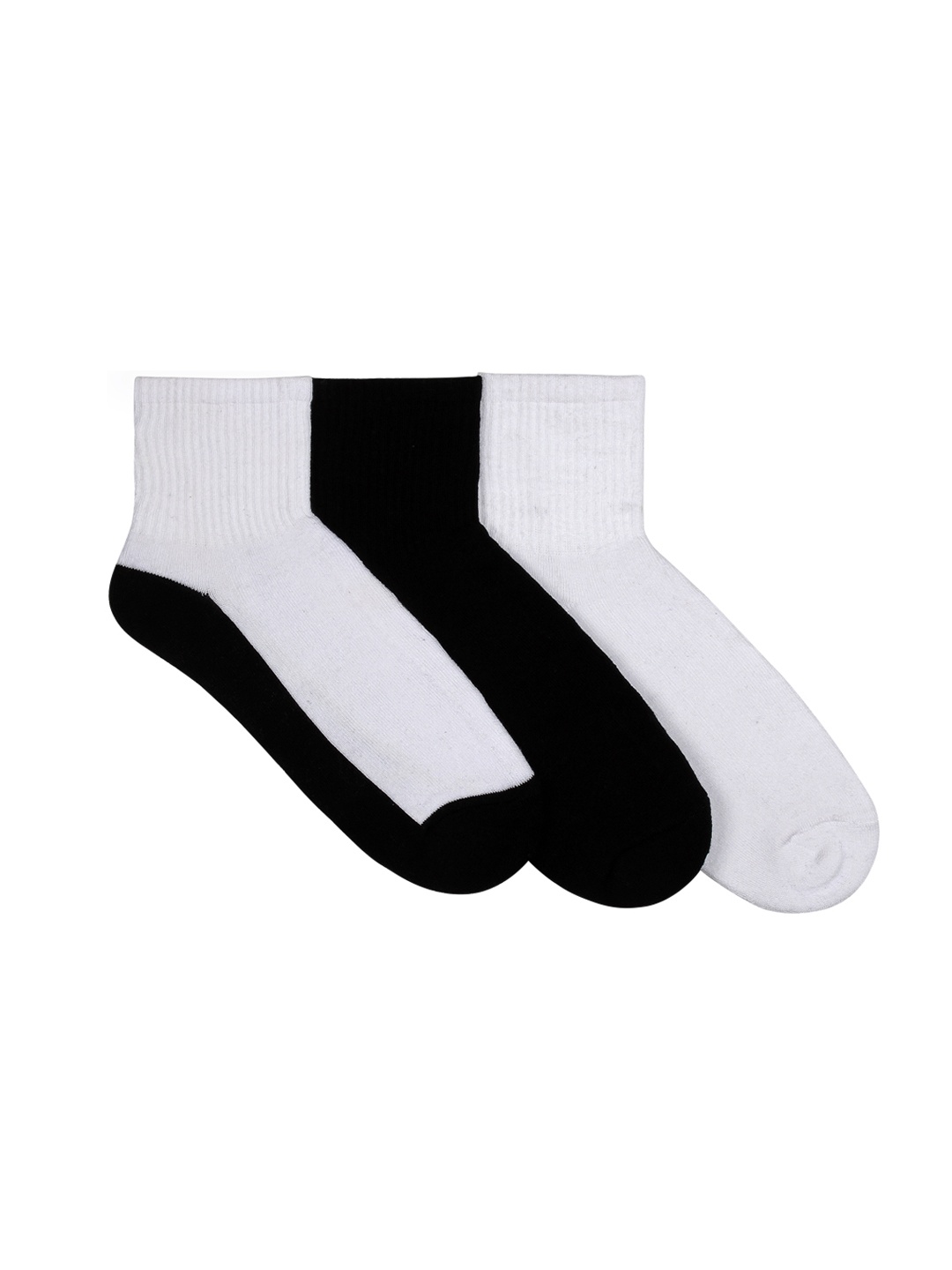 

Supersox Men Pack of 3 Ankle-Length Socks, White